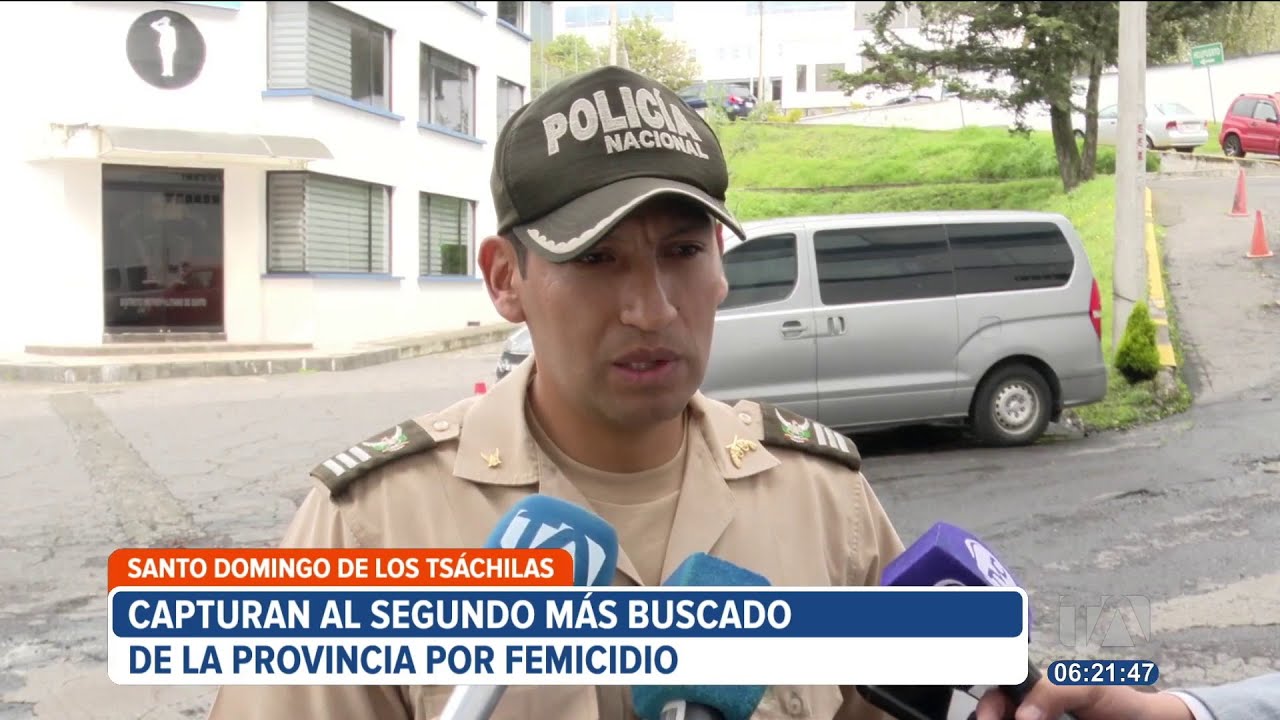 Policía Nacional capturó al segundo más buscado de Santo Domingo de los Tsáchilas