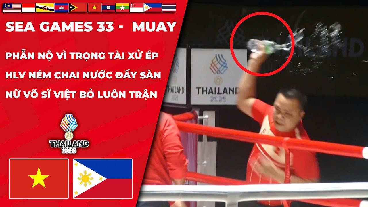 SEA Games 33: Coach furious over unfair judging, athlete quits match
