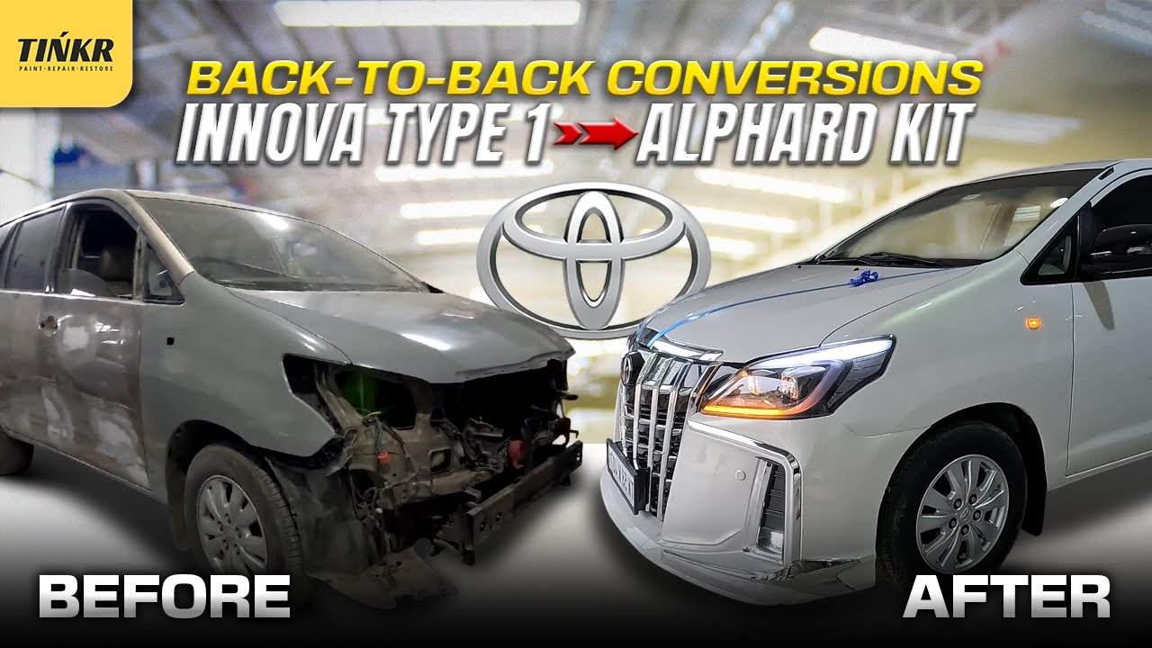 Потрясающий комплект для переделки кузова Alphard | Innova Crysta | Оригинальные запчасти | Полно...