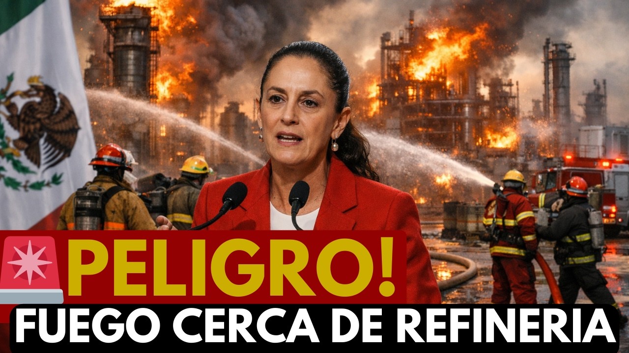 🚨 ¡ALERTA MÁXIMA! REFINERÍA EN LLAMAS Y SHEINBAUM ROMPE EL SILENCIO 🔥