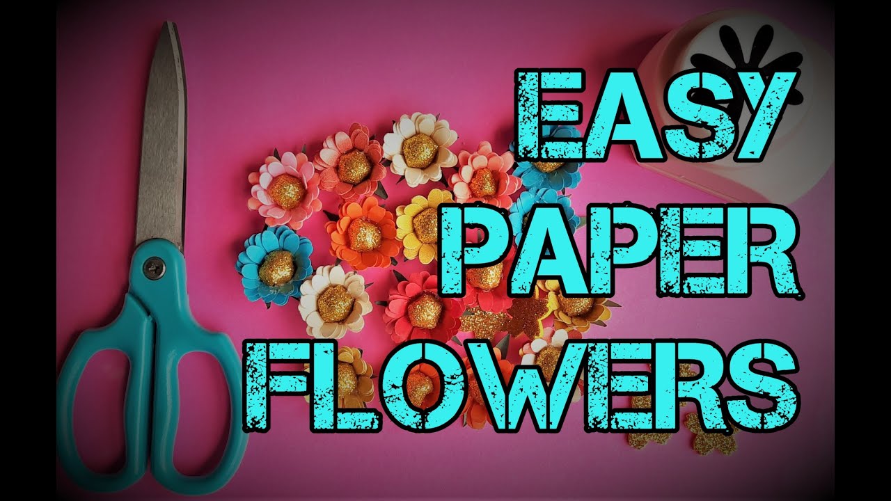 How to Create Colorful Paper Flower using Daisy Punch