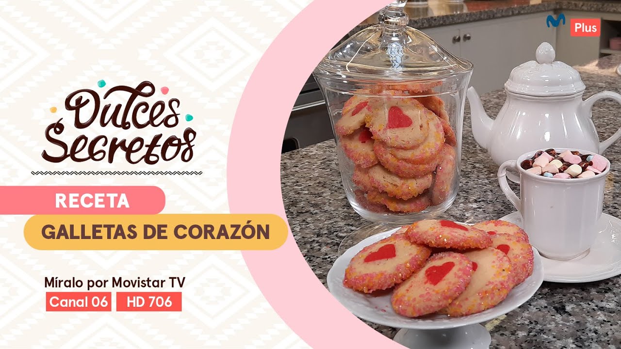 Receta: Galletas de corazón | Dulces Secretos