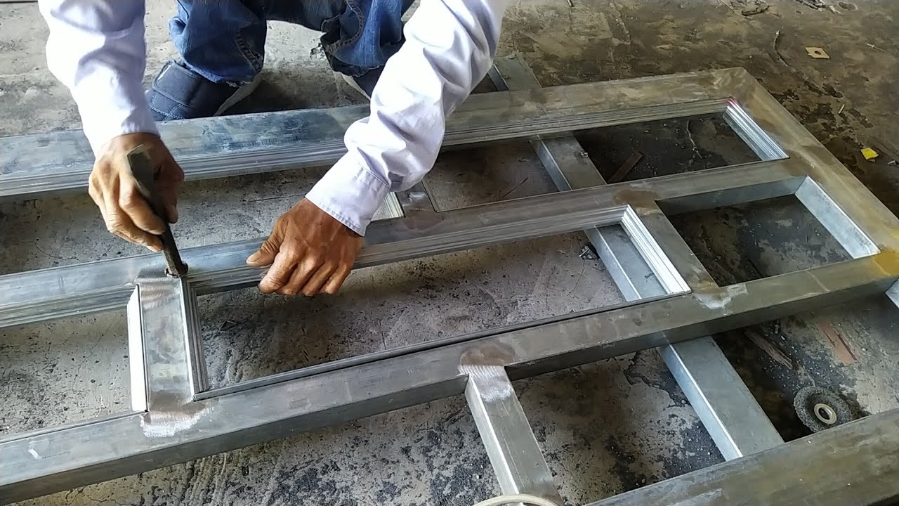 Cách cắt NẸP CHỈ SẮT gắn Cửa Sắt đơn giản, nhanh