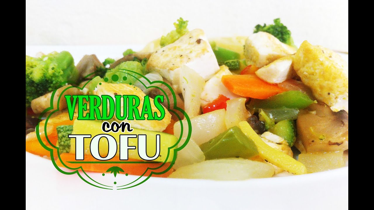 Verduras con tofu - Cocina Vegan Fácil