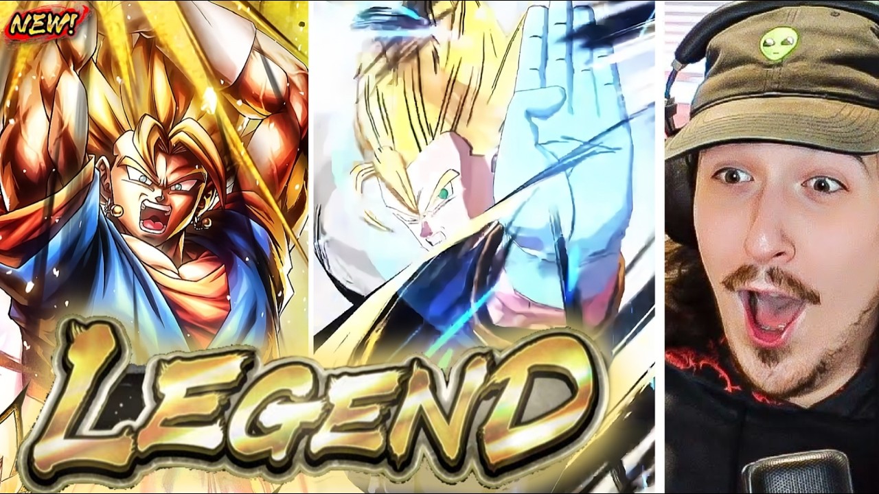 NEW RARITY!? New LEGEND Super Vegito REVEAL REACTION on Dragon Ball Legends!!