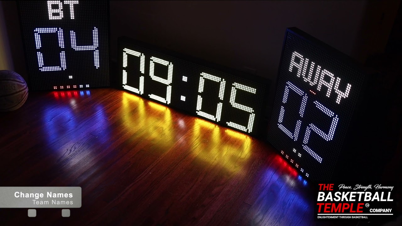 TBT Modular Scoreboard System -- Jumbo, Modular, Portable