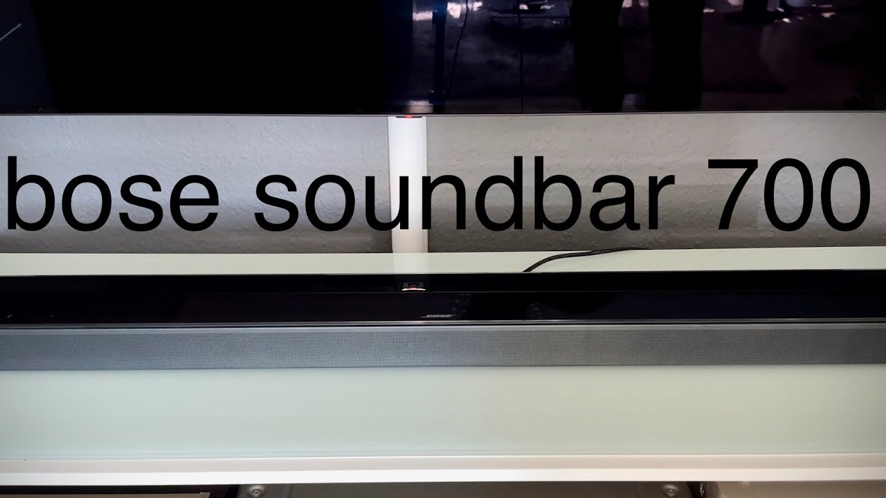 Bose smart soundbar 700 audio test
