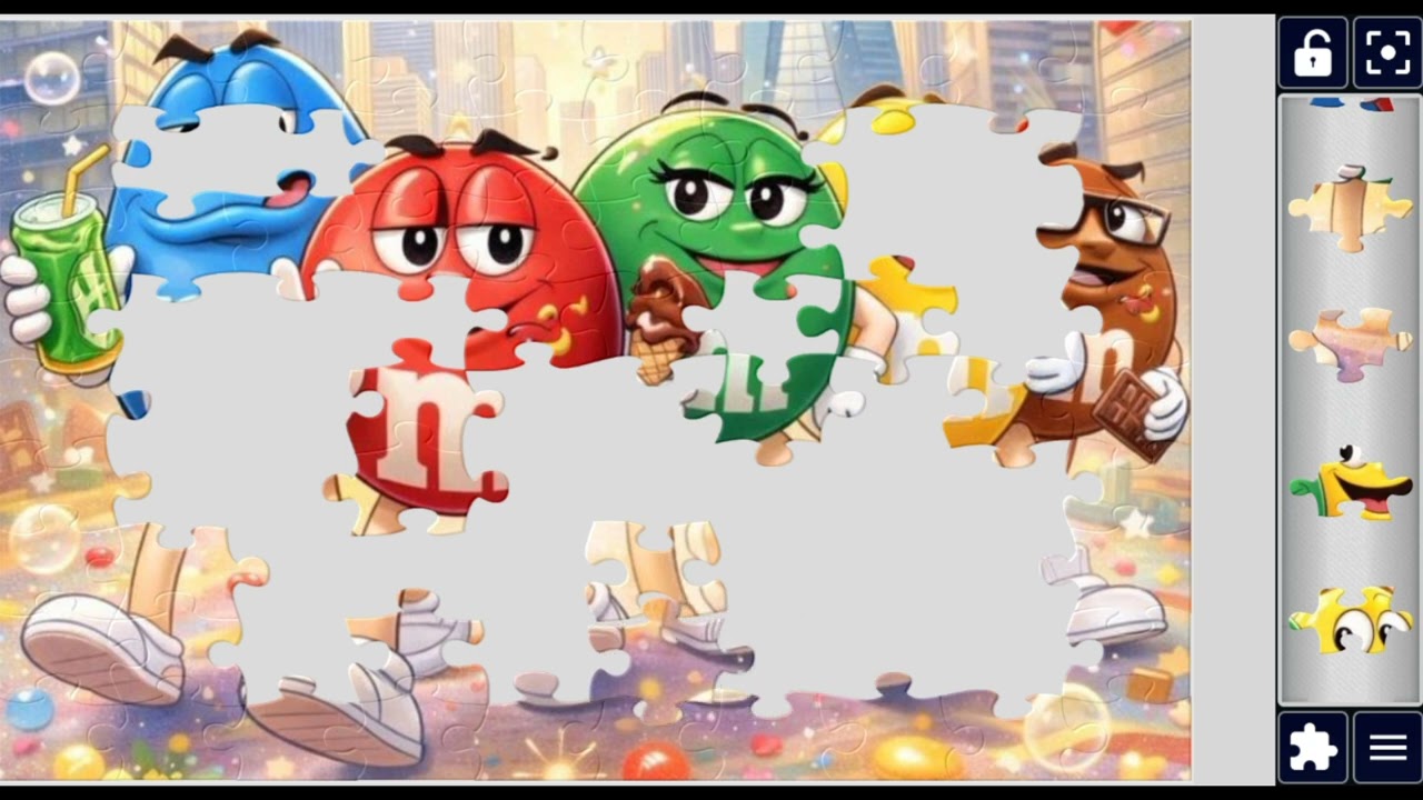*“M&M City Parade”*#M&M #Candy #Cartoon #Fun 🎉🍬🚀@puzzlemaster1034