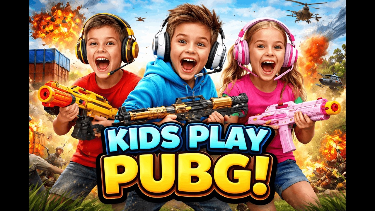 PUBG Mobile Kids Gameplay 🎮 Funny, Action & Epic Moments