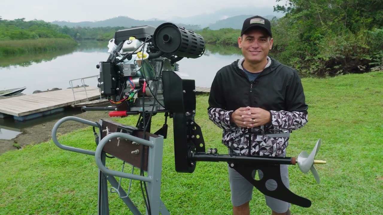 Motor de popa Kawashima com rabeta Vertical 26hp Potente