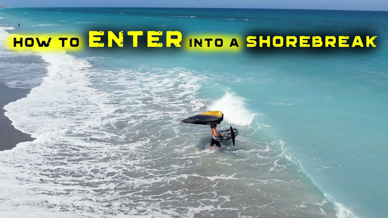 How to enter or exit a shorebreak | WING FOIL