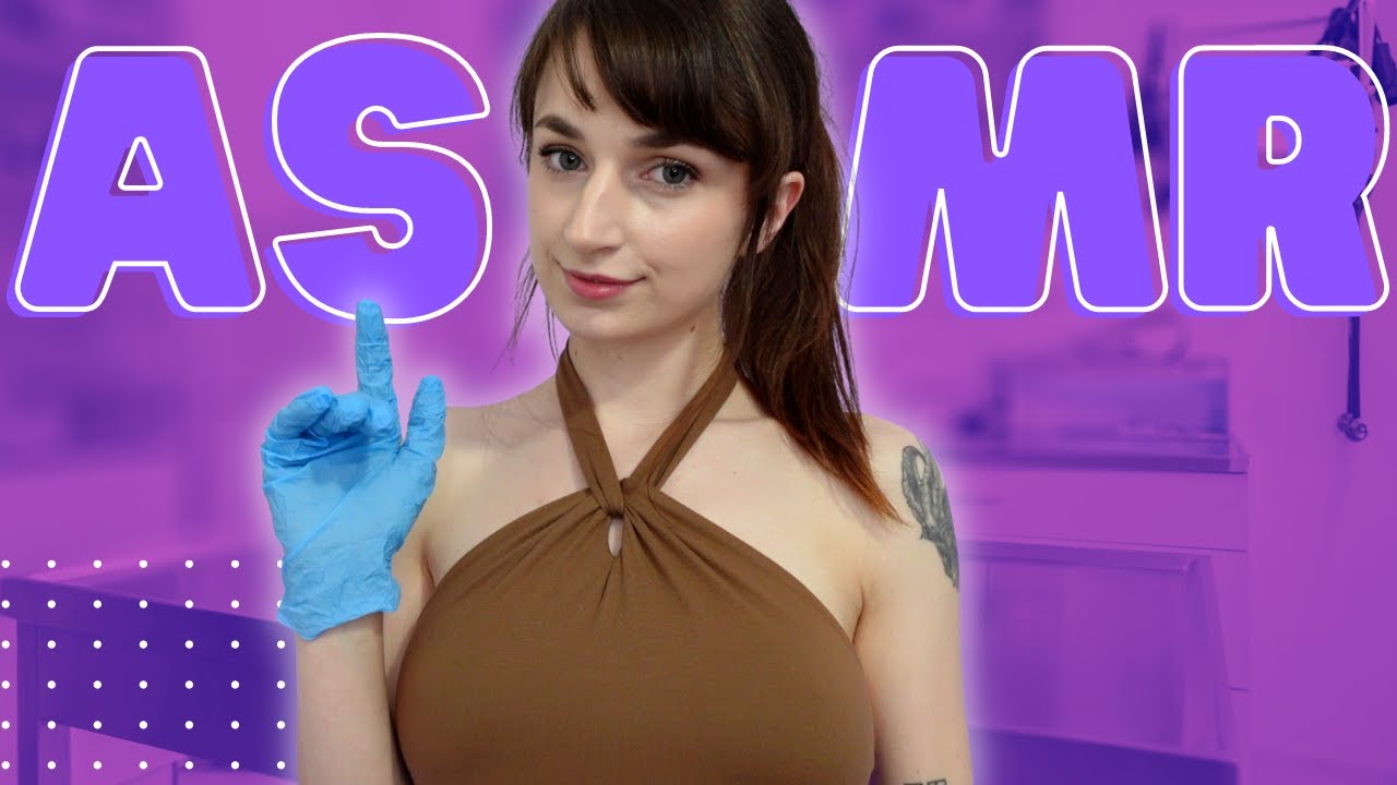 ASMR | Face Touching Exam Roleplay 👋 gloves, personal attention