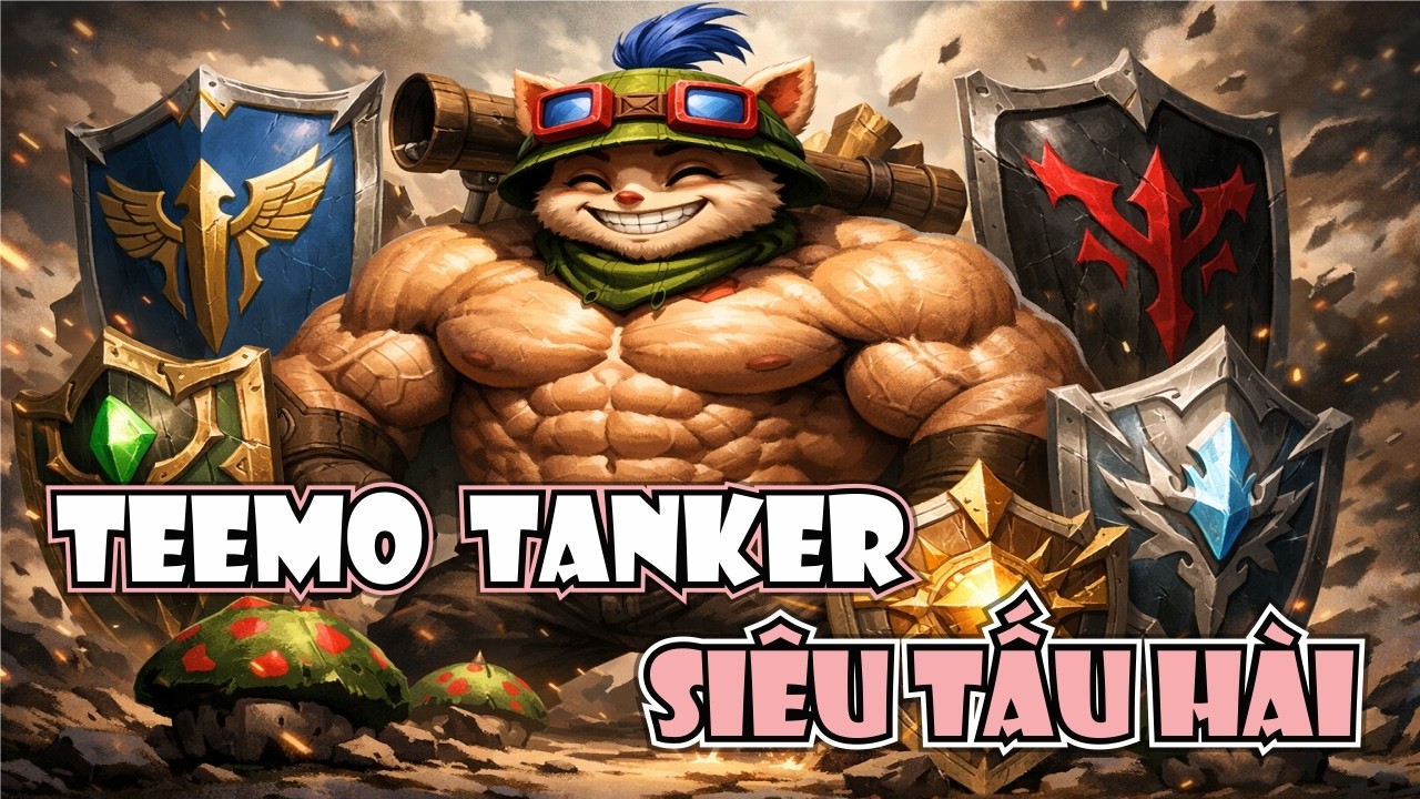 TẤU HÀI CÙNG SIÊU PHẨM CHỒN LÙI TEEMO TRÁI TIM KHỔNG THẦN VÀ GIÁP MÁU