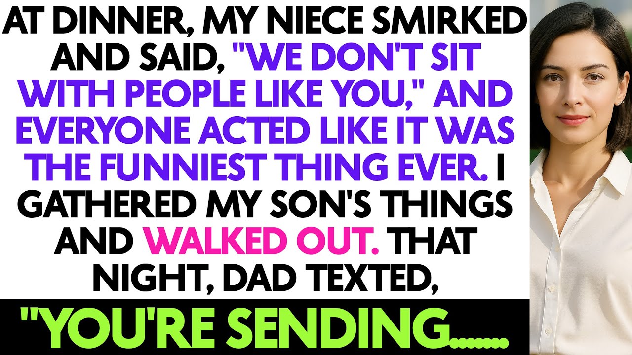 At Dinner, My Niece Smirked And Said, 