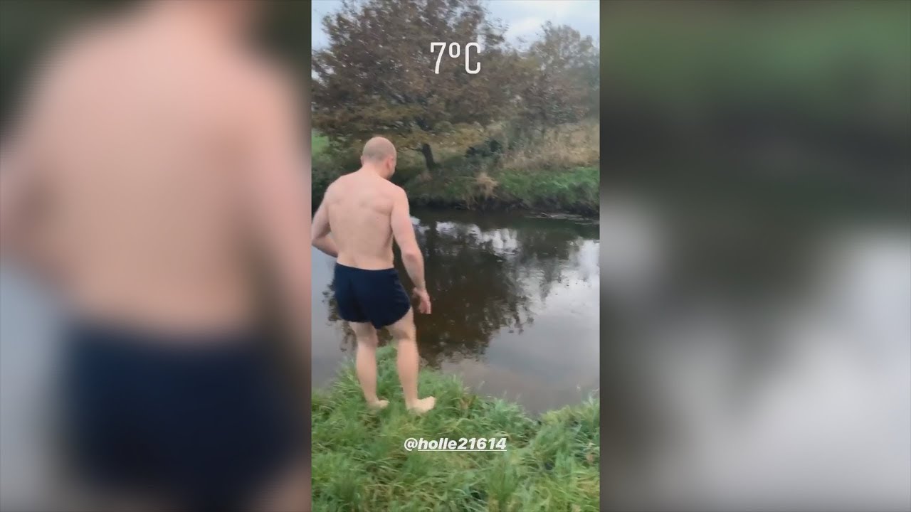 Bei 7C in den Fluss Springen!😂 MontanaBlack Instagram Story