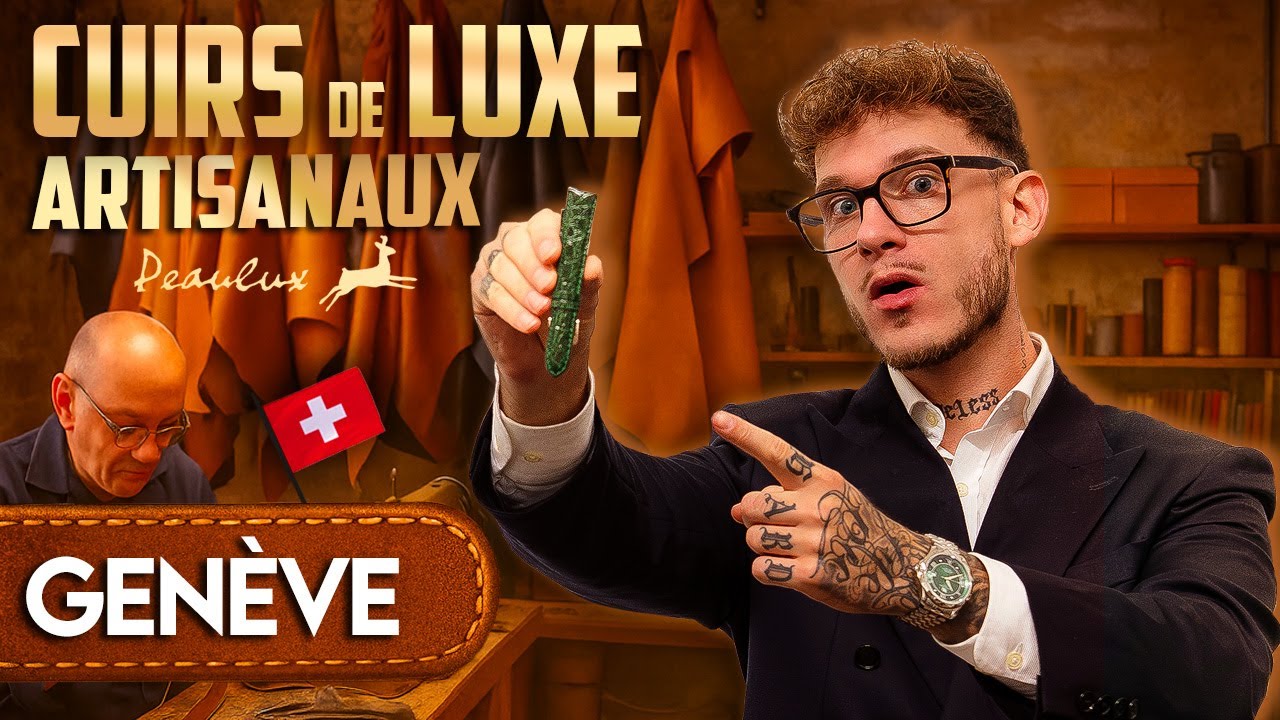 Visite d’un atelier de Bracelets CUIR faits MAIN à Genève : PeauLux x Maison MORFIN