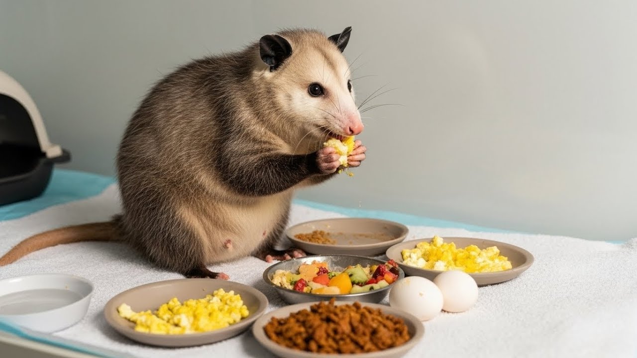 He Heard Scratching Under His Porch and Discovered a Family of Possums in Trouble