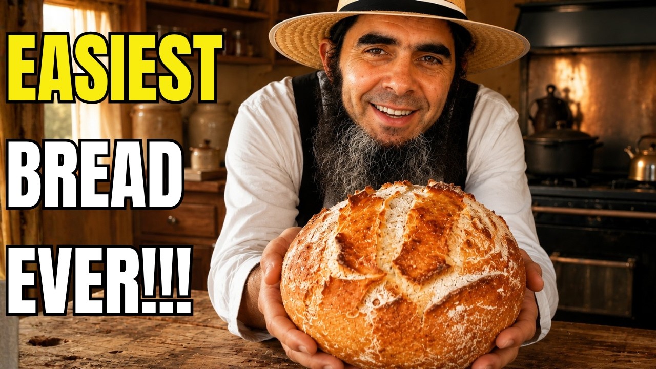 The BEST Bread for Beginners... The Old Amish Way in 5 Minutes
