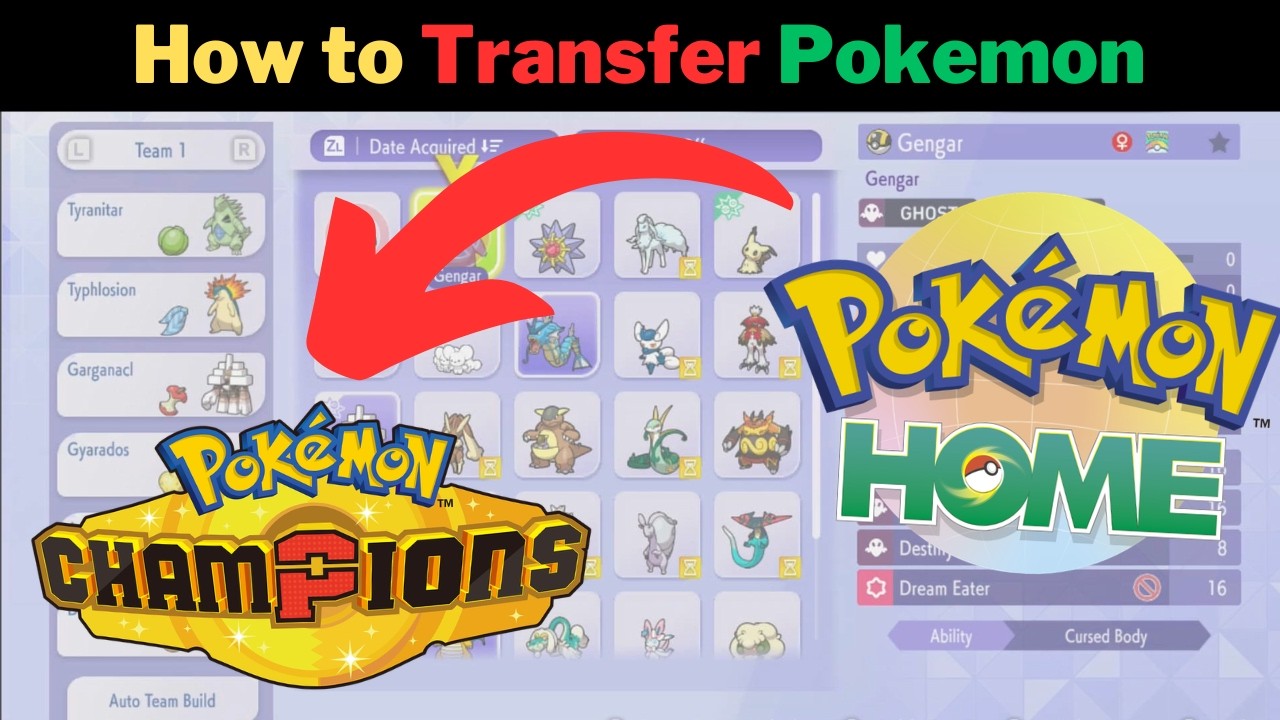 How to Transfer Pokemon to Pokemon Champions from Pokemon Home (Step-by-step Guide)