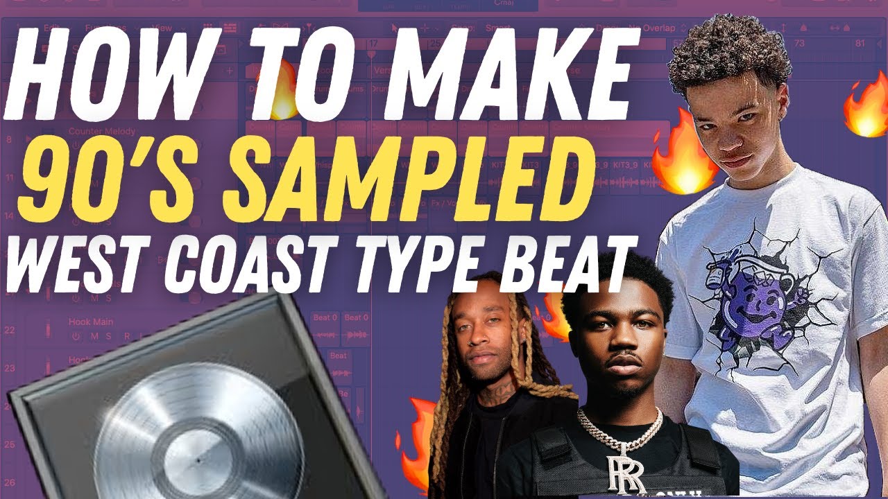 How To Make 90's SAMPLED West Coast Type Beat (LIL MOSEY, RODDY RICH ) | Logic 10.5 Tutorial