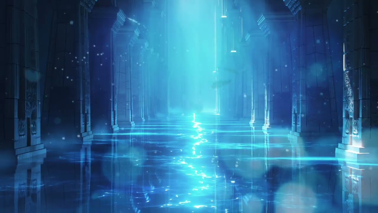 Ancient Water Temple Ambience for Deep Focus | 1 Hour Calm Study & Meditation Music