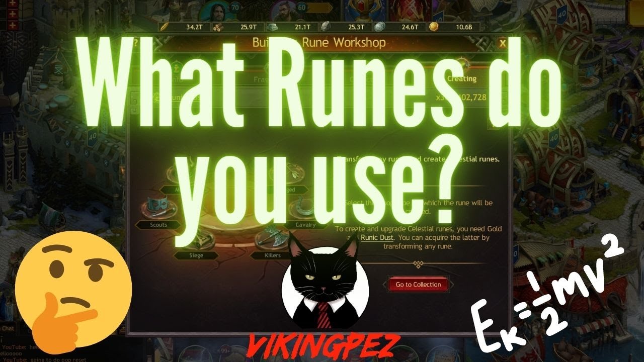 What Runes do you use? / Vikings: War of Clans