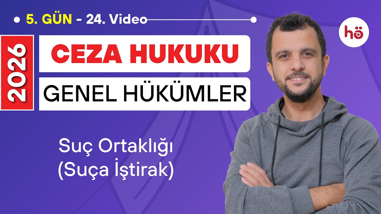 24) Ceza Hukuku KAMPI - Suç Ortaklığı (Suça İştirak) - Murat AKSEL