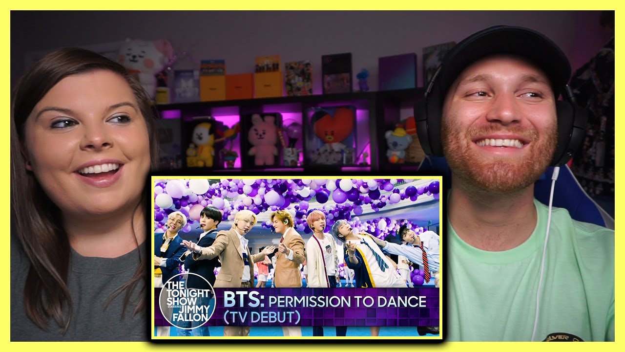 BTS: Permission to Dance (TV Debut) | The Tonight Show Starring Jimmy Fallon | Reaction