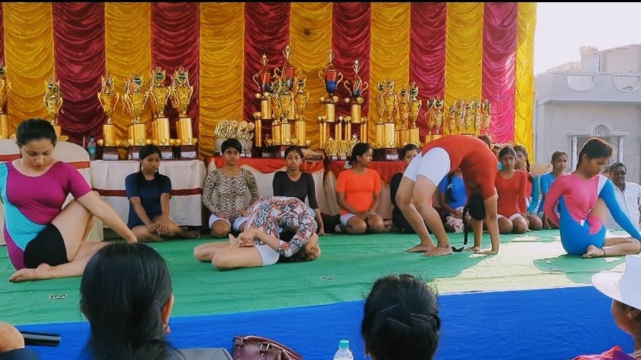 State Level Yoga Competition 15 to 25 years Girl held at Srirampur Hooghly ।
