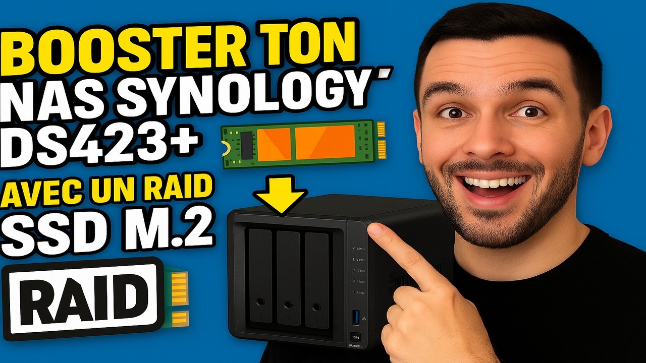 Booster ton NAS Synology DS423+ avec un RAID SSD M.2 🚀