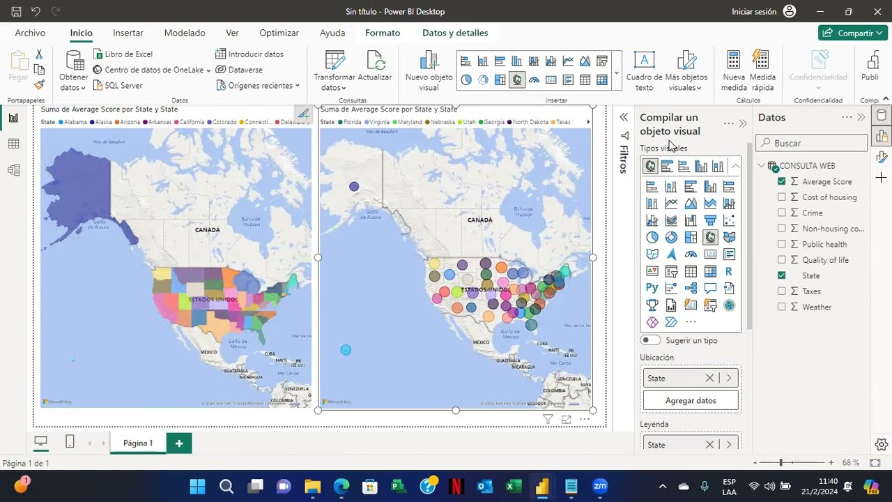 Importar de un sitio web a Power Query -Power BI Desktop