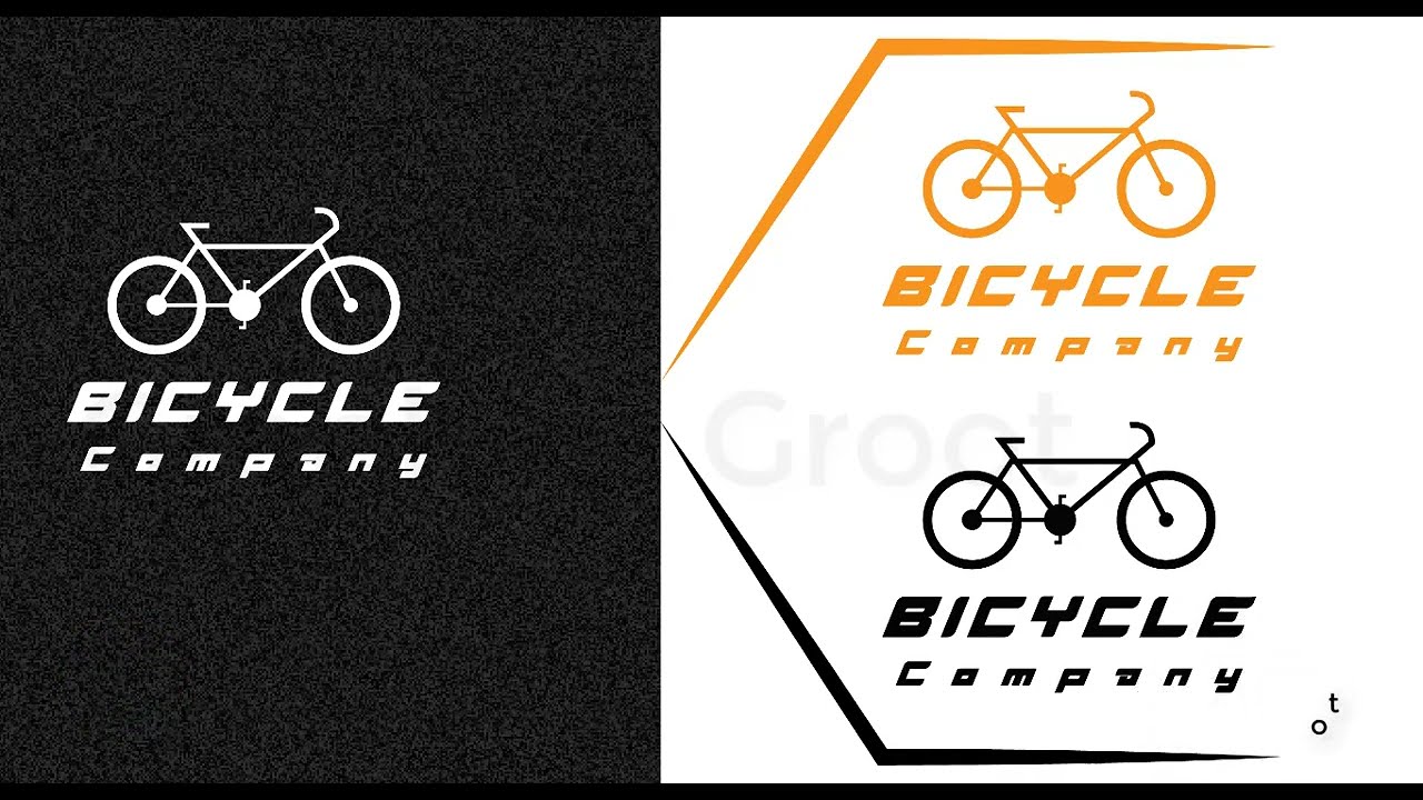 Sport Bicycle Logo Design | Adobe Illustrator Logo Tutorial | Graphics Design | Graphics Groot