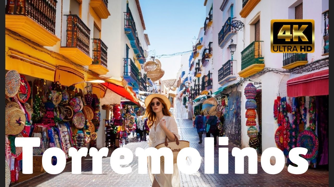 Traditional Streets & Tapas Bars | Torremolinos Old Town Walking Tour 2025 [4K]