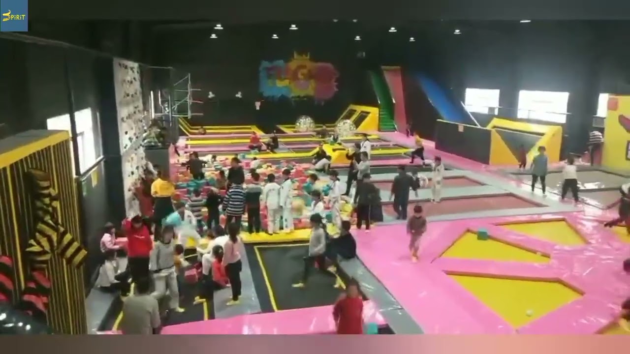 Trampoline bed ,Trampoline park gymnastics equipment with net,Trampoline Place With Price China