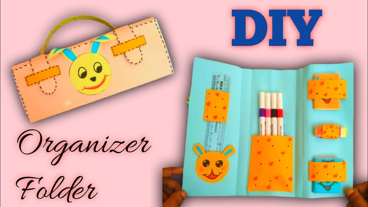 DIY FOLDER ORGANIZER || Craft Diy || how to make folder organizer || Diy organizer 
