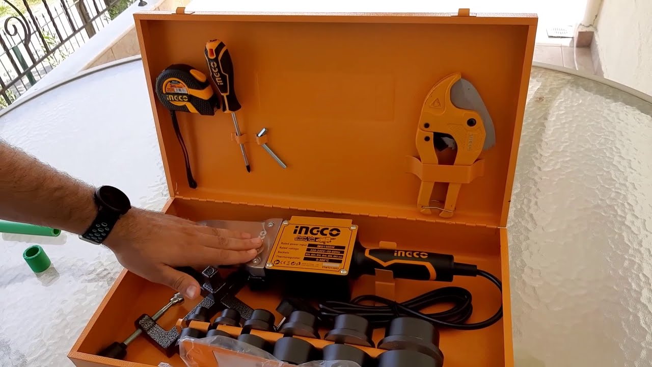 INGCO PTWT215002  Θερμοκόλληση Πλαστικών Υδραυλικών Σωλήνων Unboxing
