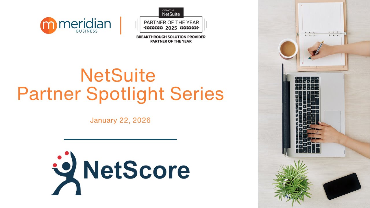 Meridian's Partner Spotlight Webinar: NetScore