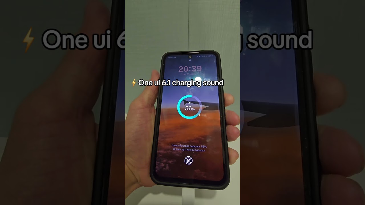 One ui 6.1 and one ui 7 charging sound Samsung #Samsung #fyp #iphone #apple #viralvideo