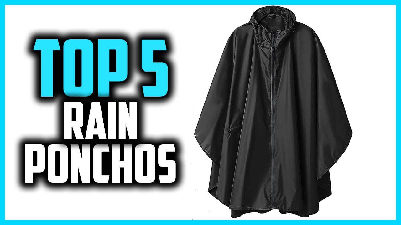 ✅Top 5 Best Rain Ponchos for 2025