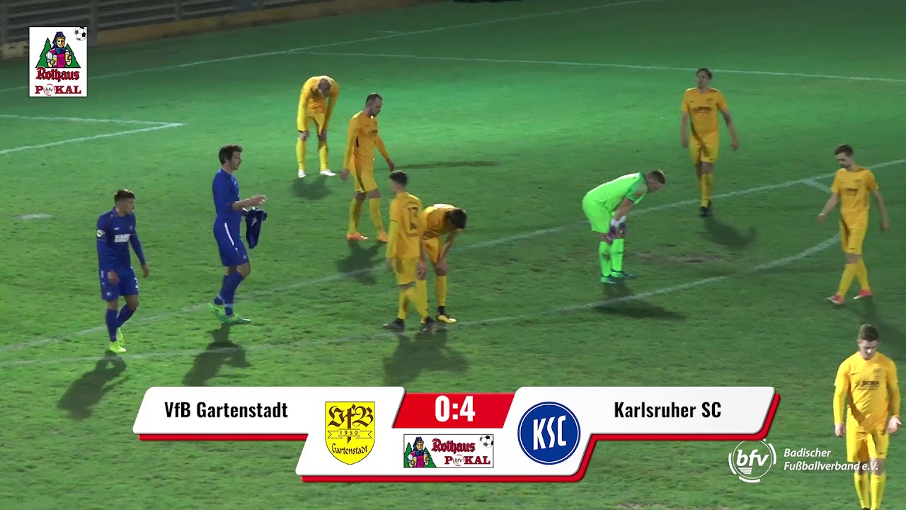 Halbfinale bfv-Rothaus-Pokal 2018/19 VfB Gartenstadt : Karlsruher SC