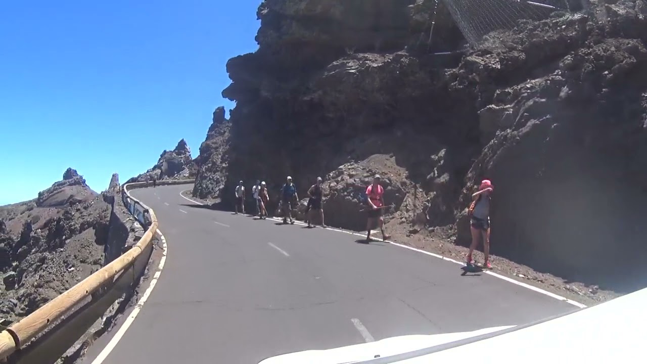 La Palma Fahrt vom Roque de las Muchachos bis Santa Cruz