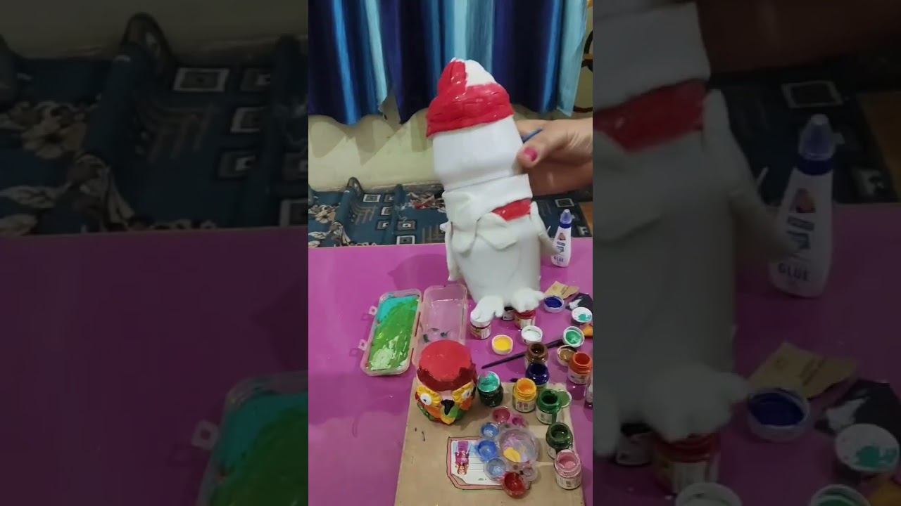 old plastic bottle craft 