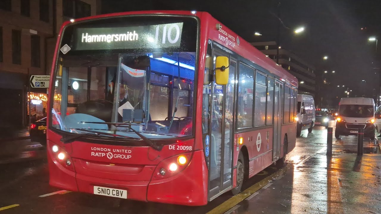 *Nice Axles* RATP DE20098 SN10CBV Bus Route 110 (ADL Enviro 200 Allison Euro 5)