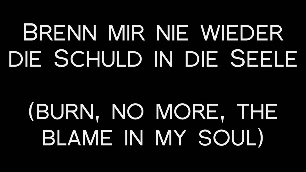 Oomph! - Wunschkind Lyrics with English Translation