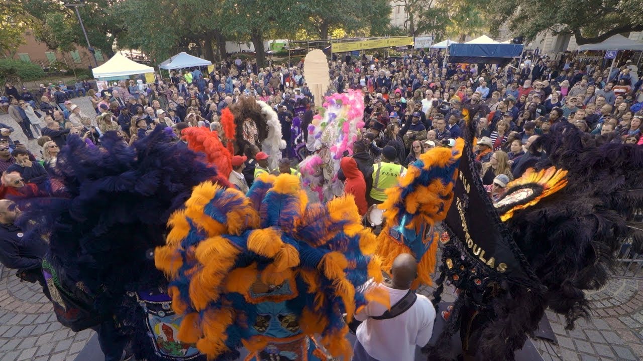 Mardi Gras Indian Battle - Congo Square Rhythms Festival (2019)
