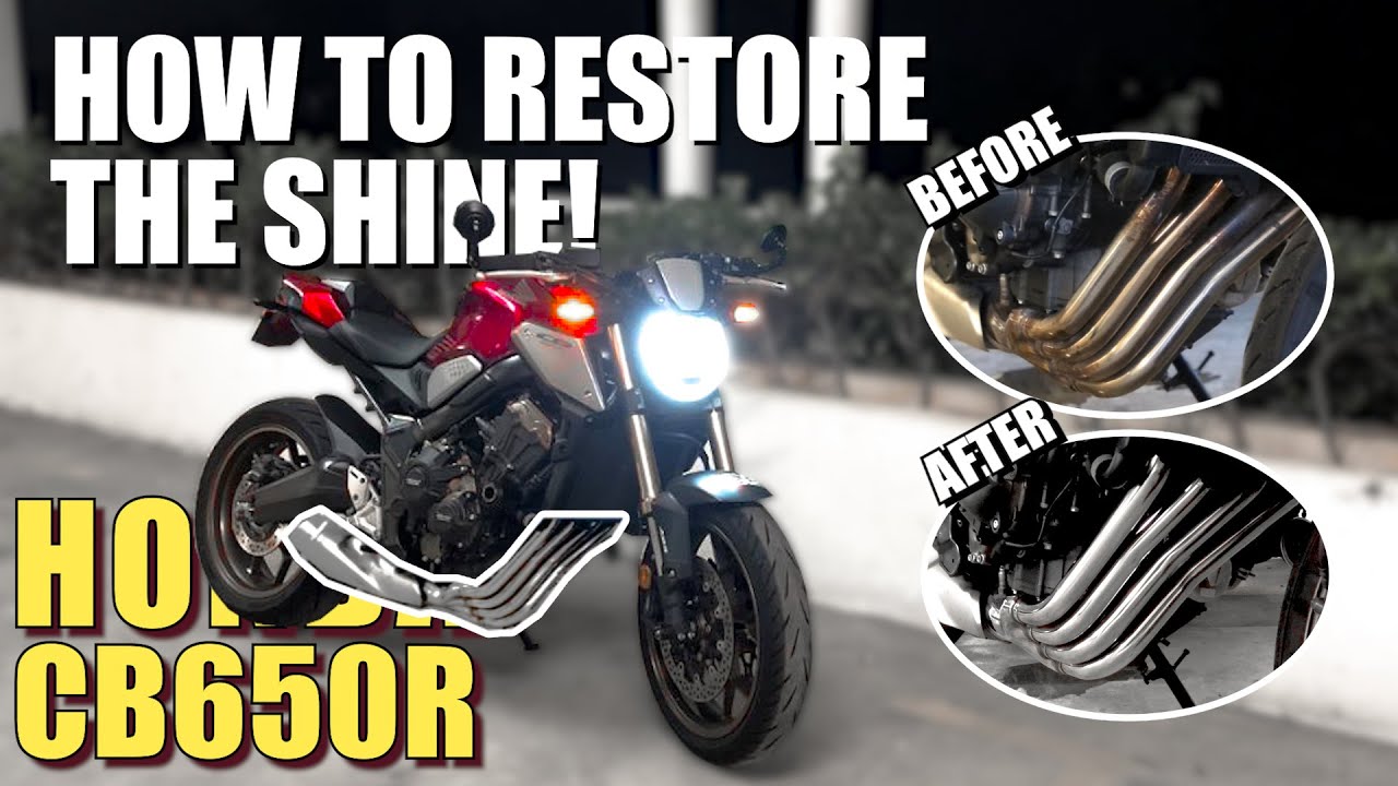 Honda CB650R | Как восстановить блеск выпускного коллектора?