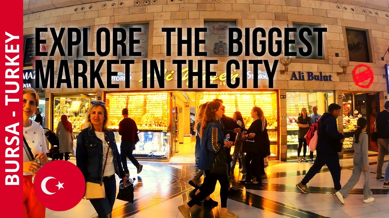 Bursa Türkiye Grand Bazaar Walking Tour