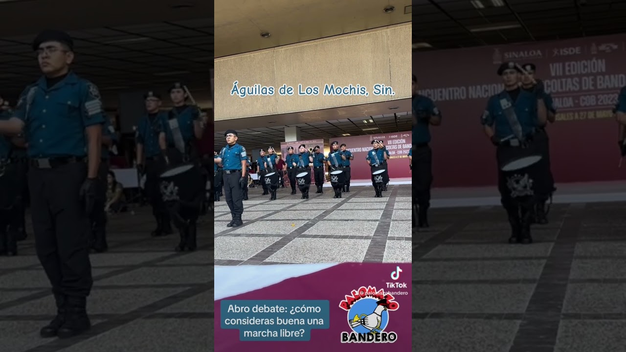 C&oacute;mo consideras buena una marcha libre? #bandadeguerra #palomazobandero #bandasdeguerra #band
