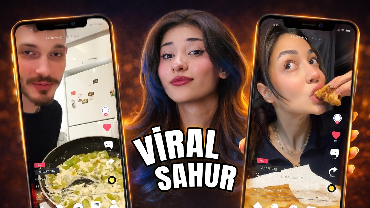 Viral Sahur Tariflerini Denedim (Ortam Gerildi...🔥)