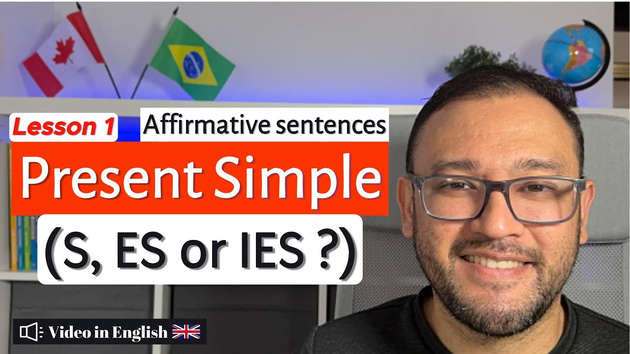 Present Simple (Affirmative sentences) in 5 MINUTES! / Video in ENGLISH